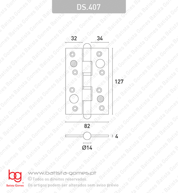 Dobradi�a seguran�a fiel 127x82 - LAT�O